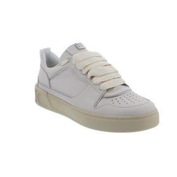 Högl Sneaker, Sportycalf-Leder, Creme / Sand, 7-100707-1213 Schnürschuh