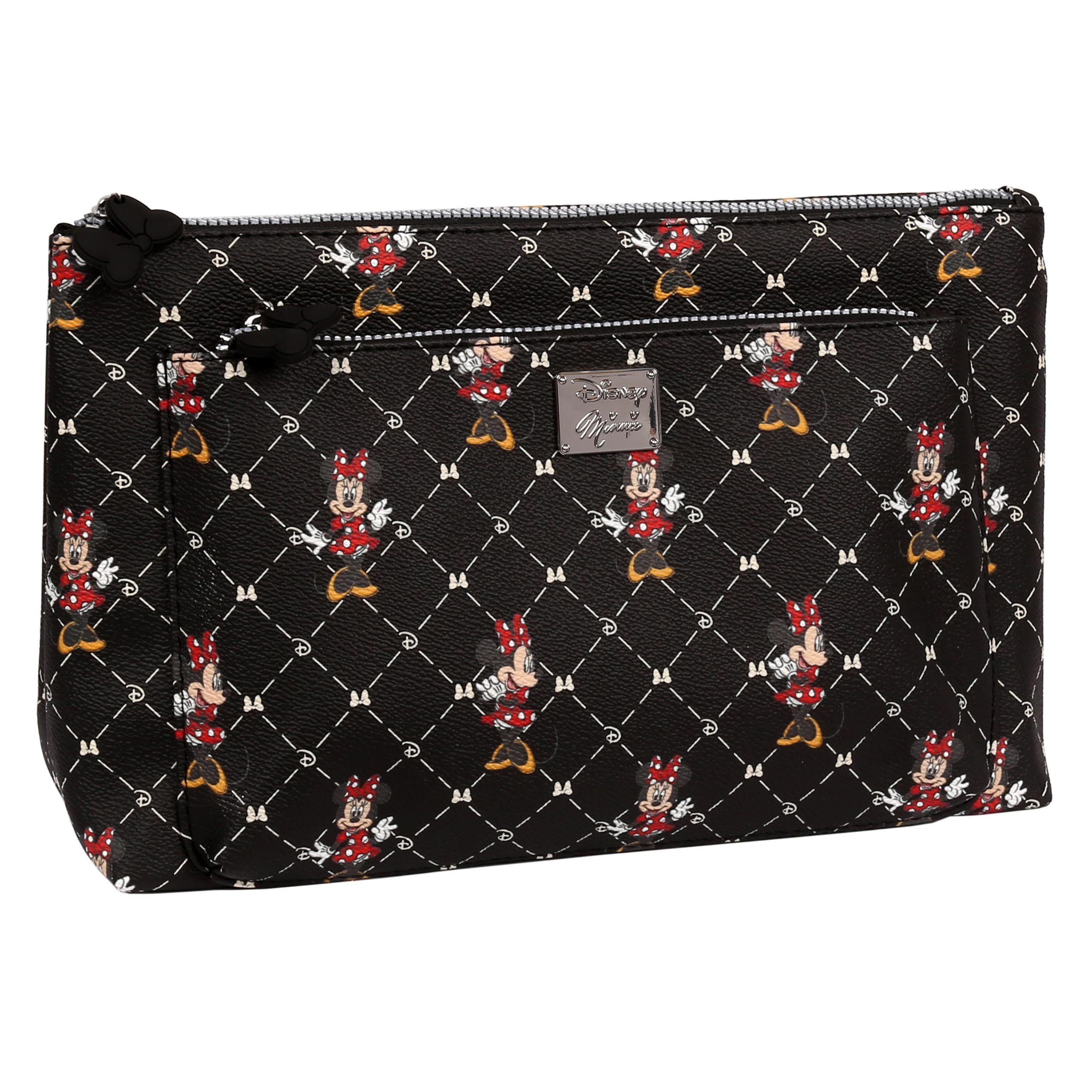 Sarcia.eu Kulturbeutel Minnie Mouse Disney schwarz Reise-Kulturtasche 31x19x10cm