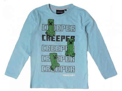Minecraft Langarmshirt Minecraft Creeper Jungen Kinder Shirt Langarmshsirt