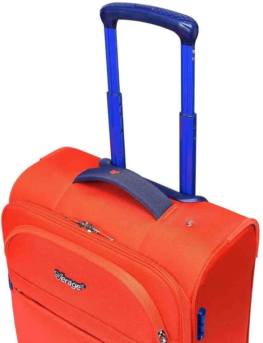 Flight, Verage Orange-Upgraded Volumenerweiterung, Superleicht, 4 4 Rollen, Weichgepäck-Trolley Doppelrollen