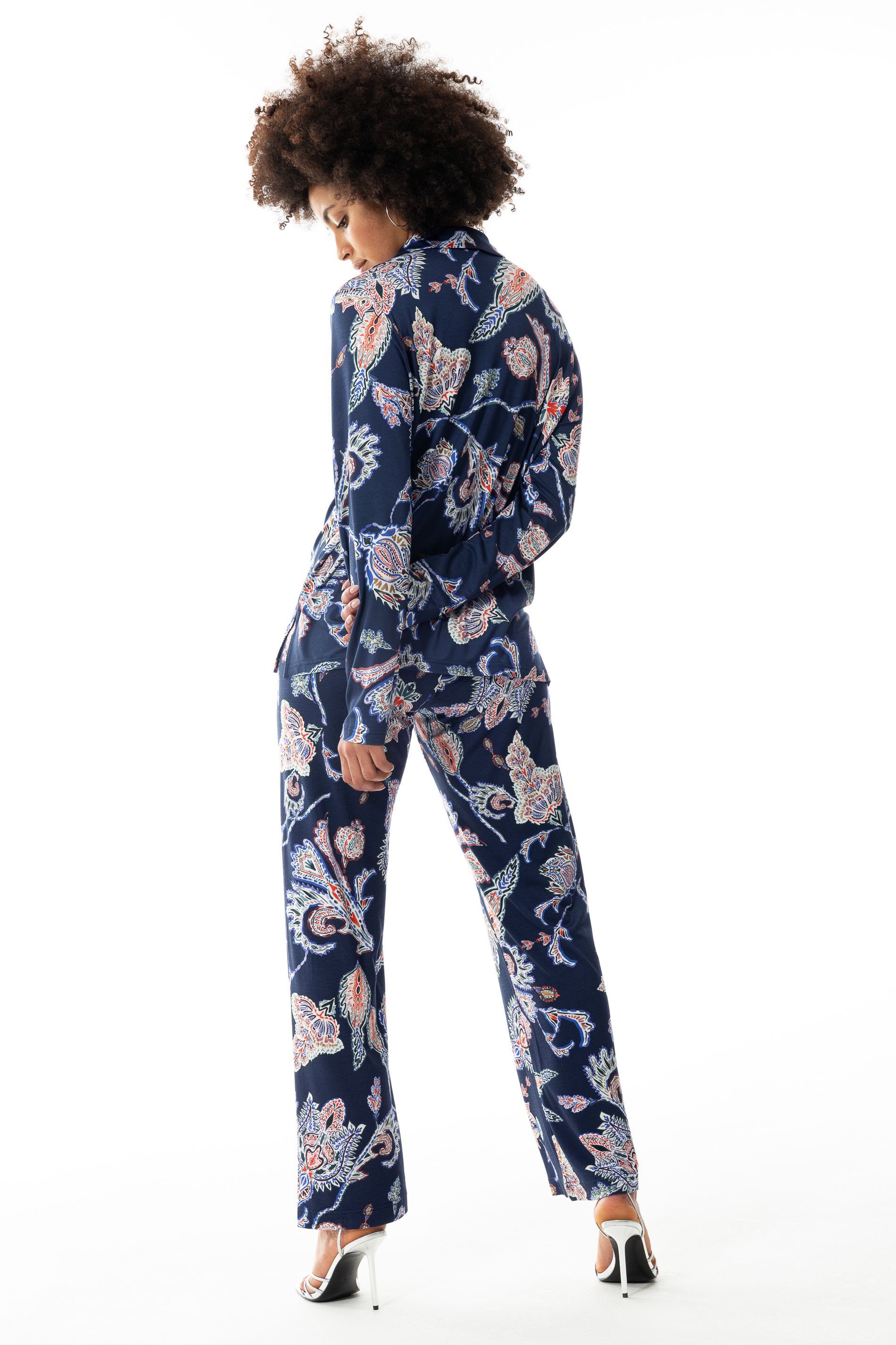 FSC-Modal Pyjama / Mey "Telia" Print Schlafanzug Damen Ornamente Schlafanzug