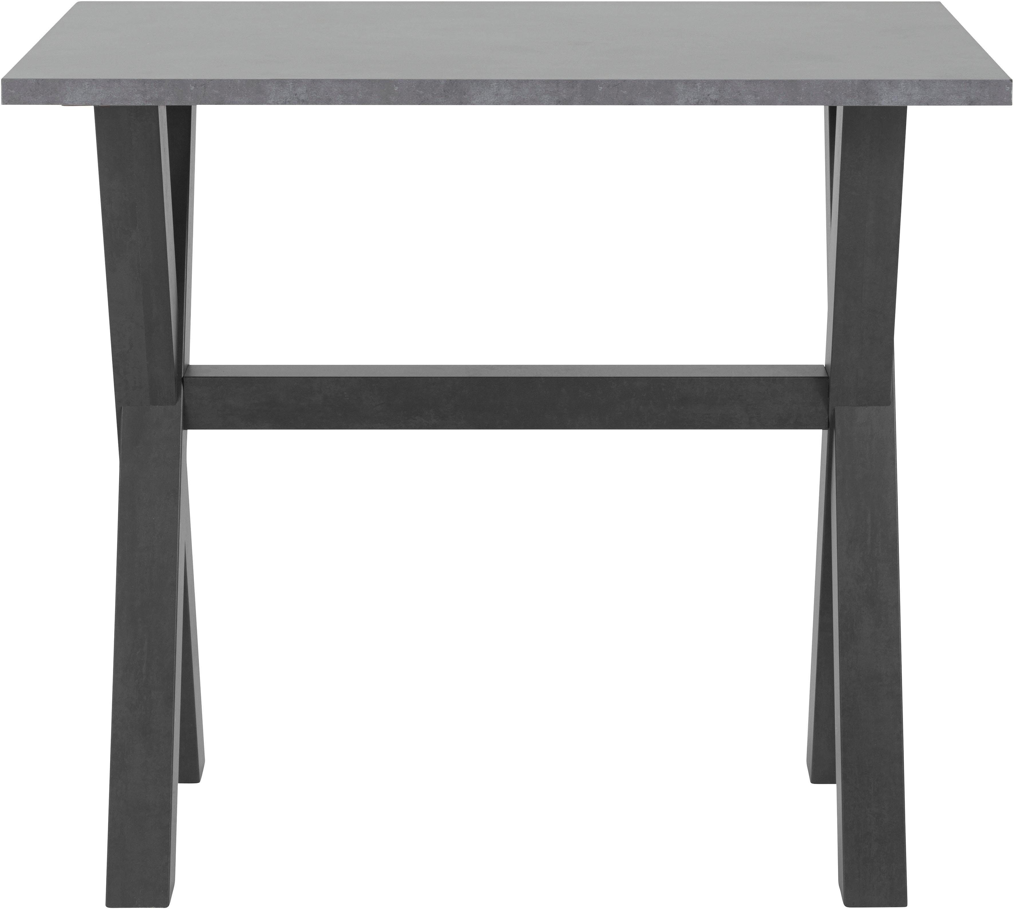 Mäusbacher Bartisch, Gestell in X-Form (Breite günstig online kaufen