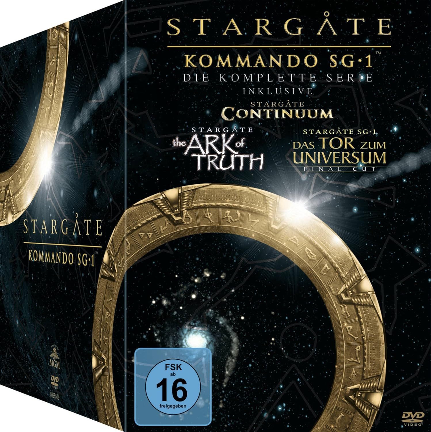Universal Pictures DVD Stargate Kommando SG-1 - Die komplette Serie, (61-St., Box-Set), Inkl. Continuum, The Ark of Truth