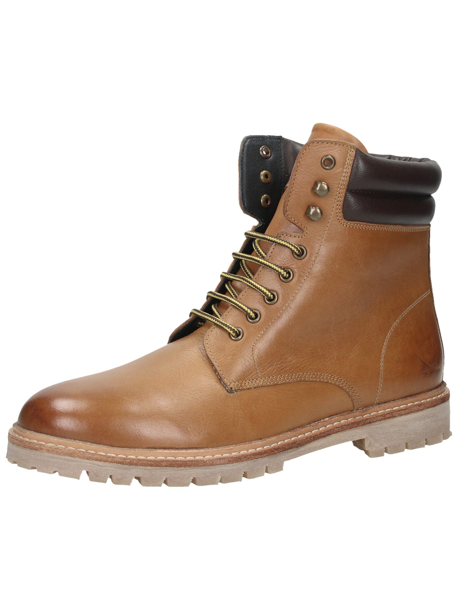Sansibar Stiefelette Leder . Schnürstiefelette
