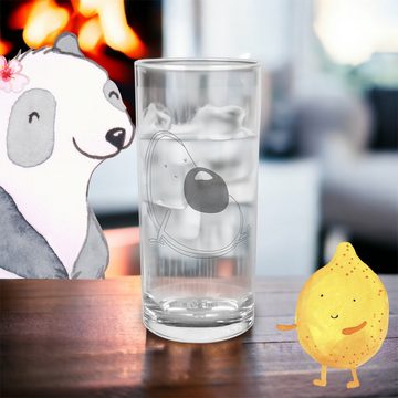 Mr. & Mrs. Panda Glas 400 ml Avocado Schwangerschaft - Transparent - Geschenk, Babyparty, W, Premium Glas, Magische Gravur