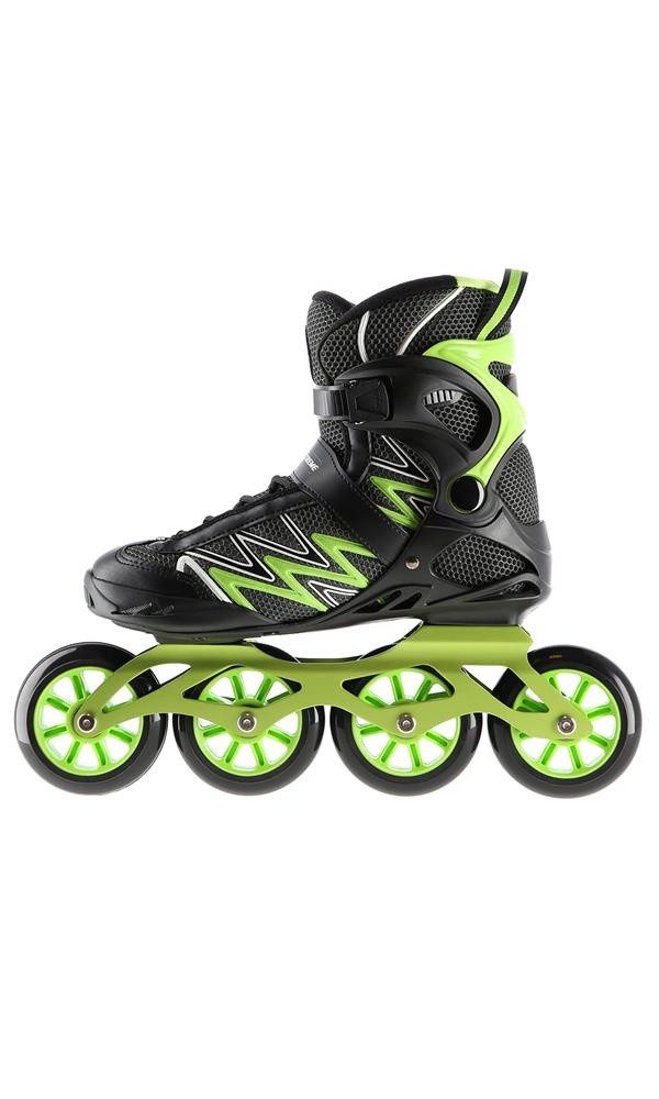 Nils Inlineskates Extreme NA8660 (Rollen: 100mm/85A, Kugellager: ABEC 9) schwarz/grün
