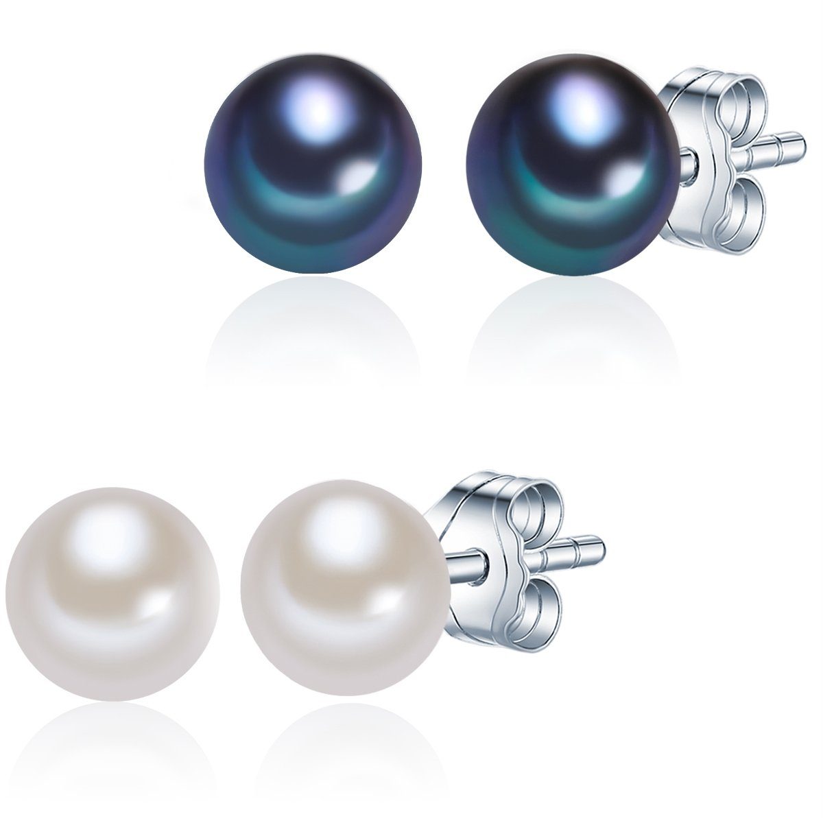 Valero Pearls Schmuckset silber (2-tlg), aus Sterling Silber