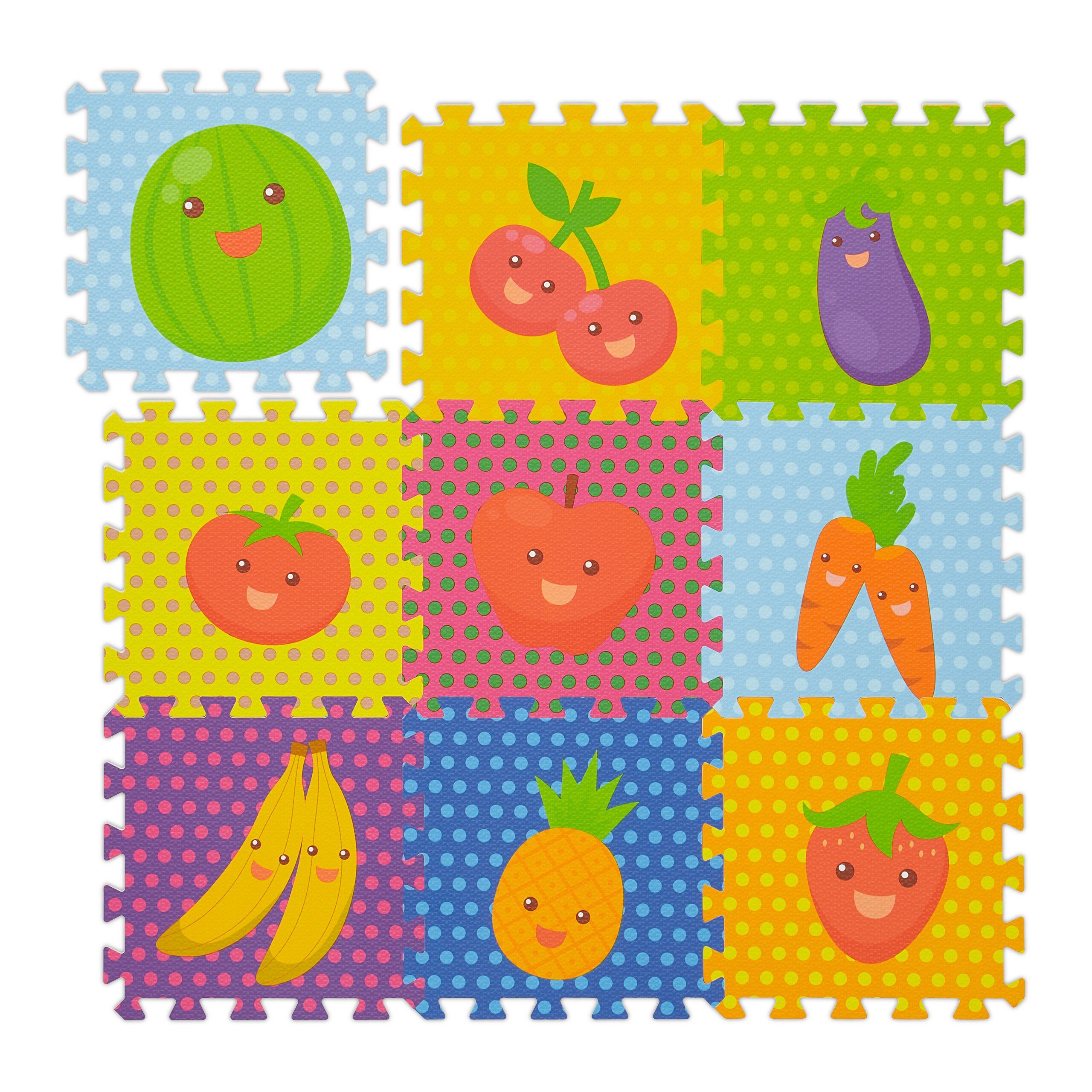Spielmatte Puzzlematte Früchte