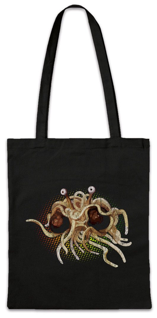 Beuteltasche Reggae Spaghetti Monster Stofftasche Reggae Italain Restaurant