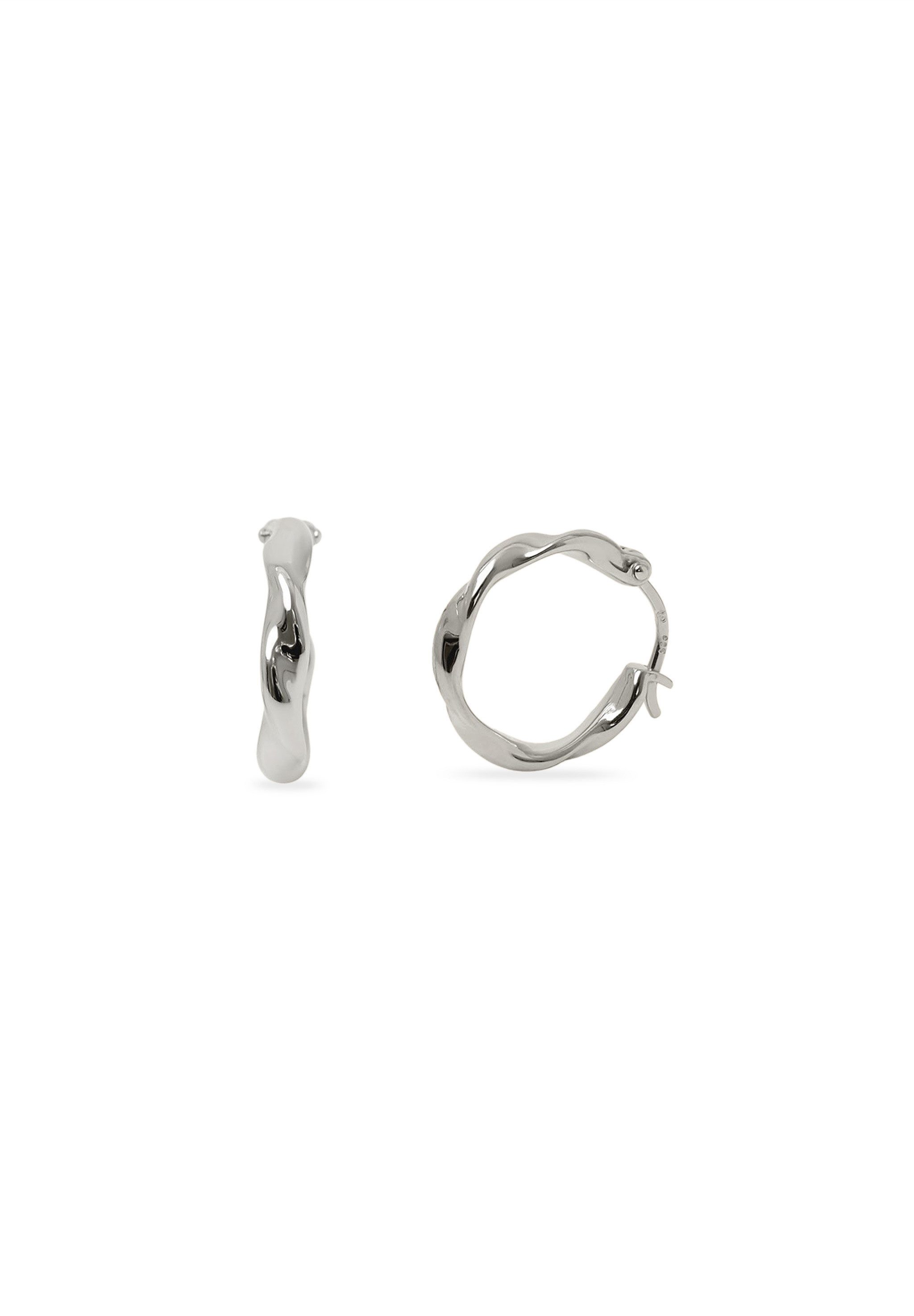 Stilnest Paar Creolen Flux Mini Kreolen 925 Sterling Silber