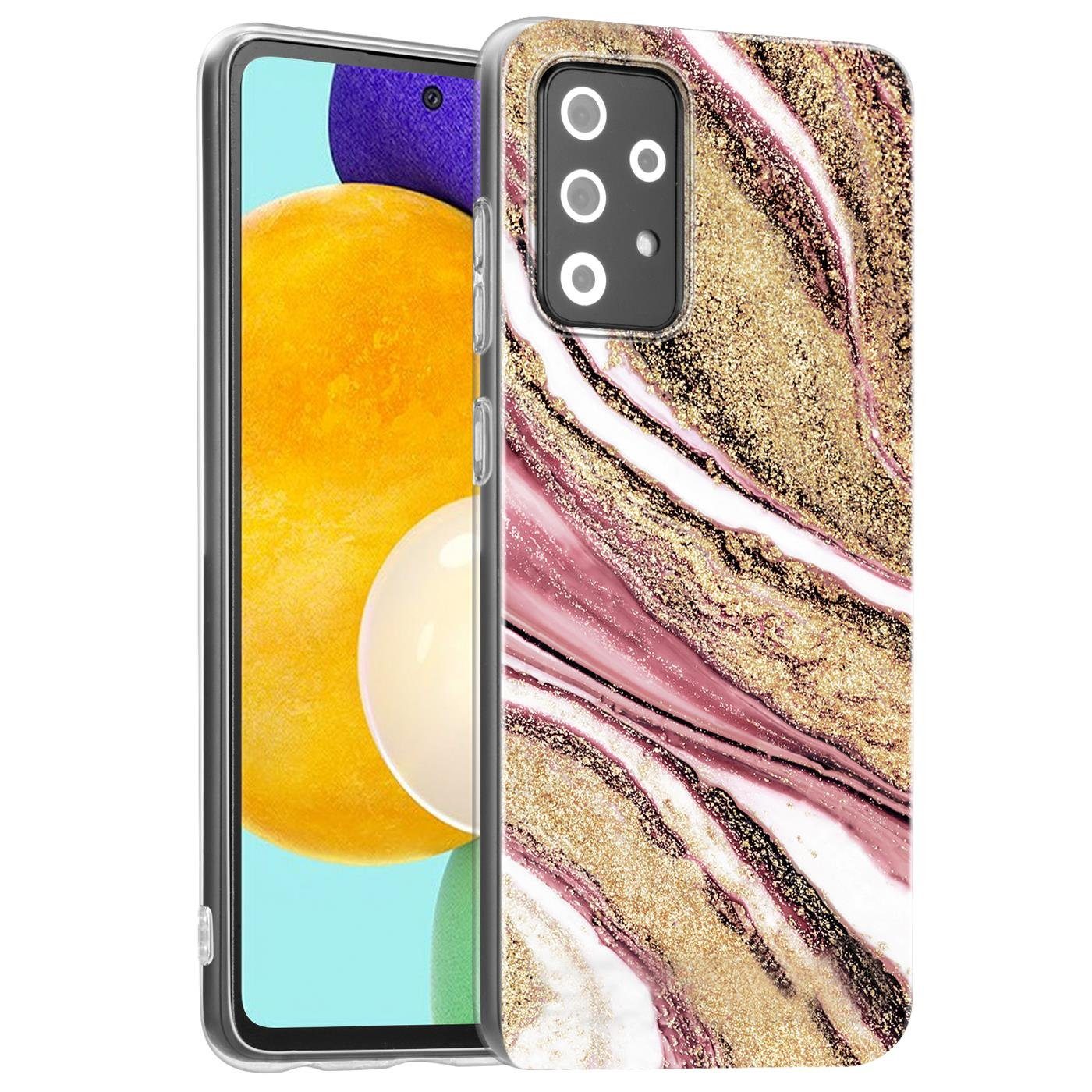CoolGadget Handyhülle Marmor Slim Case für Samsung Galaxy A52 / A52 5G / A52s 5G 6,5 Zoll, Hülle Dünne Silikon Schutzhülle für Samsung A52 4G / 5G, A52s 5G Hülle