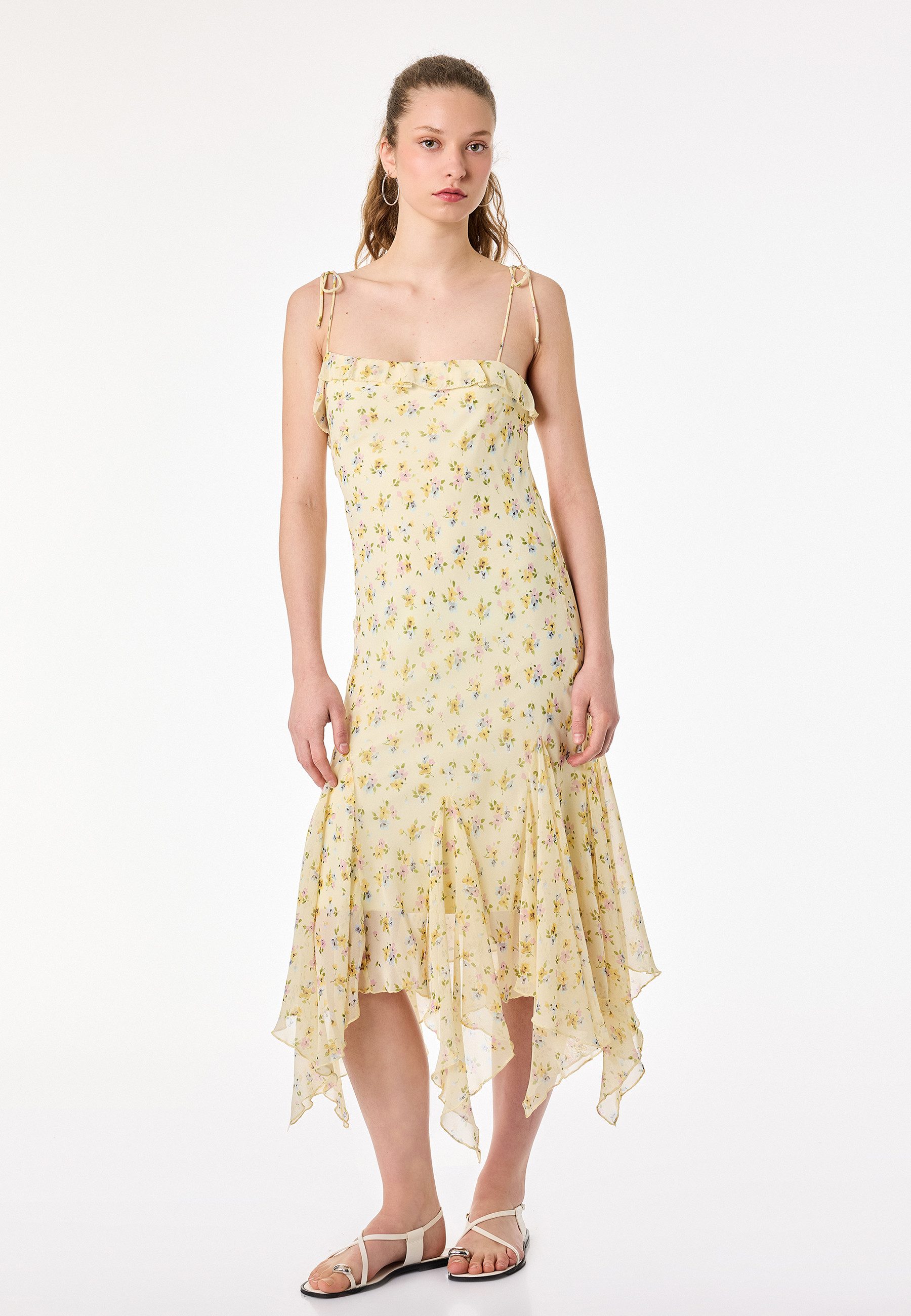 Koton Badekleid Asymmetrischer Saum Asymmetrisch Maxikleid