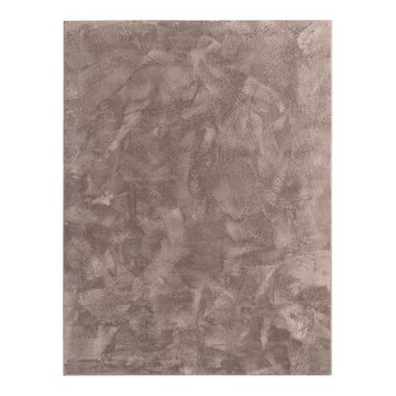 Teppich Hasenfell Bora Soft, TaraCarpet, rechteckig, Höhe: 14 mm, Hasenfell taupe Wohnzimmer Schlafzimmer Esszimmer 60X90
