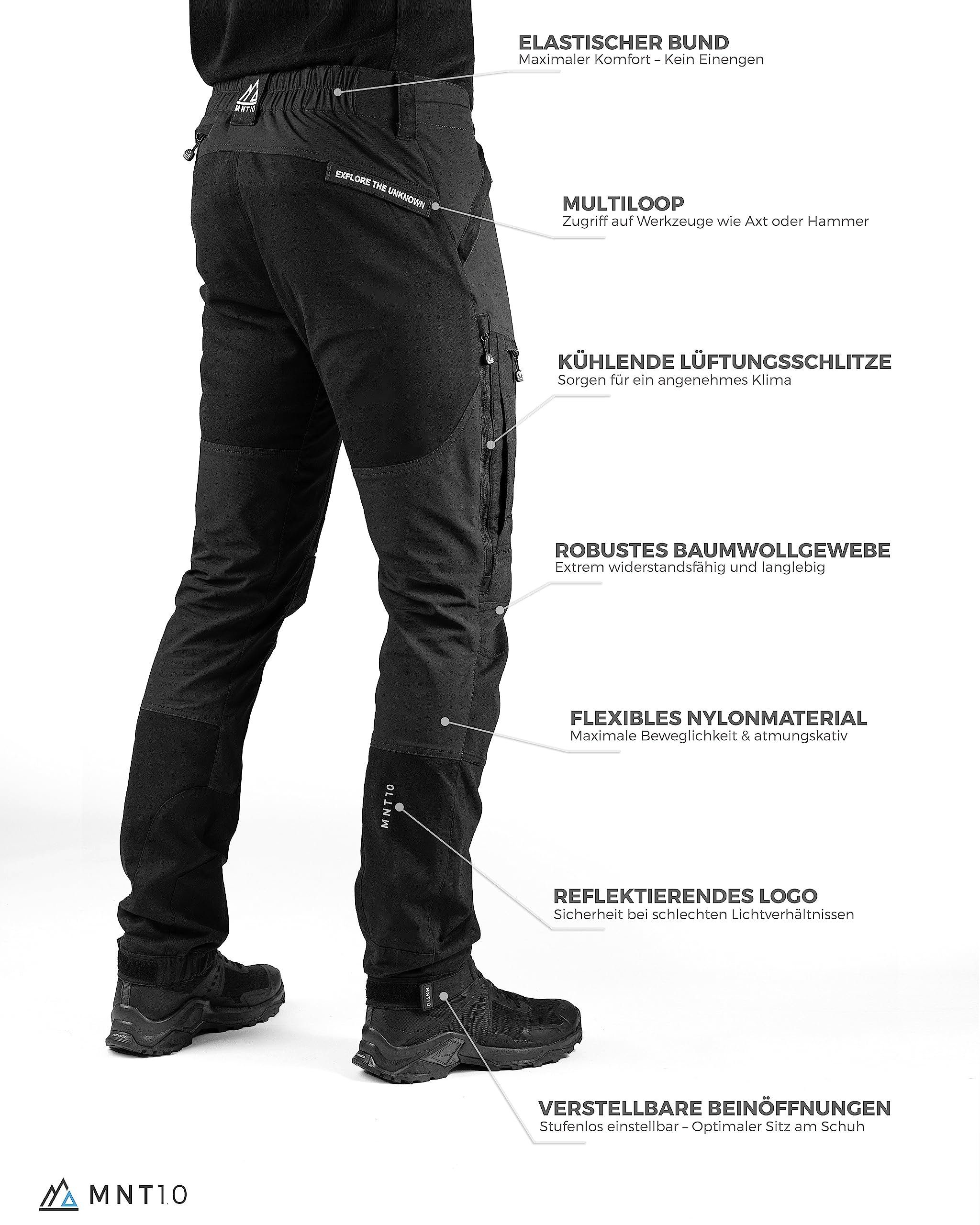 Black Coal Wanderhose Herren Hose Outdoorhose Leichte für Outdoor MNT10 –