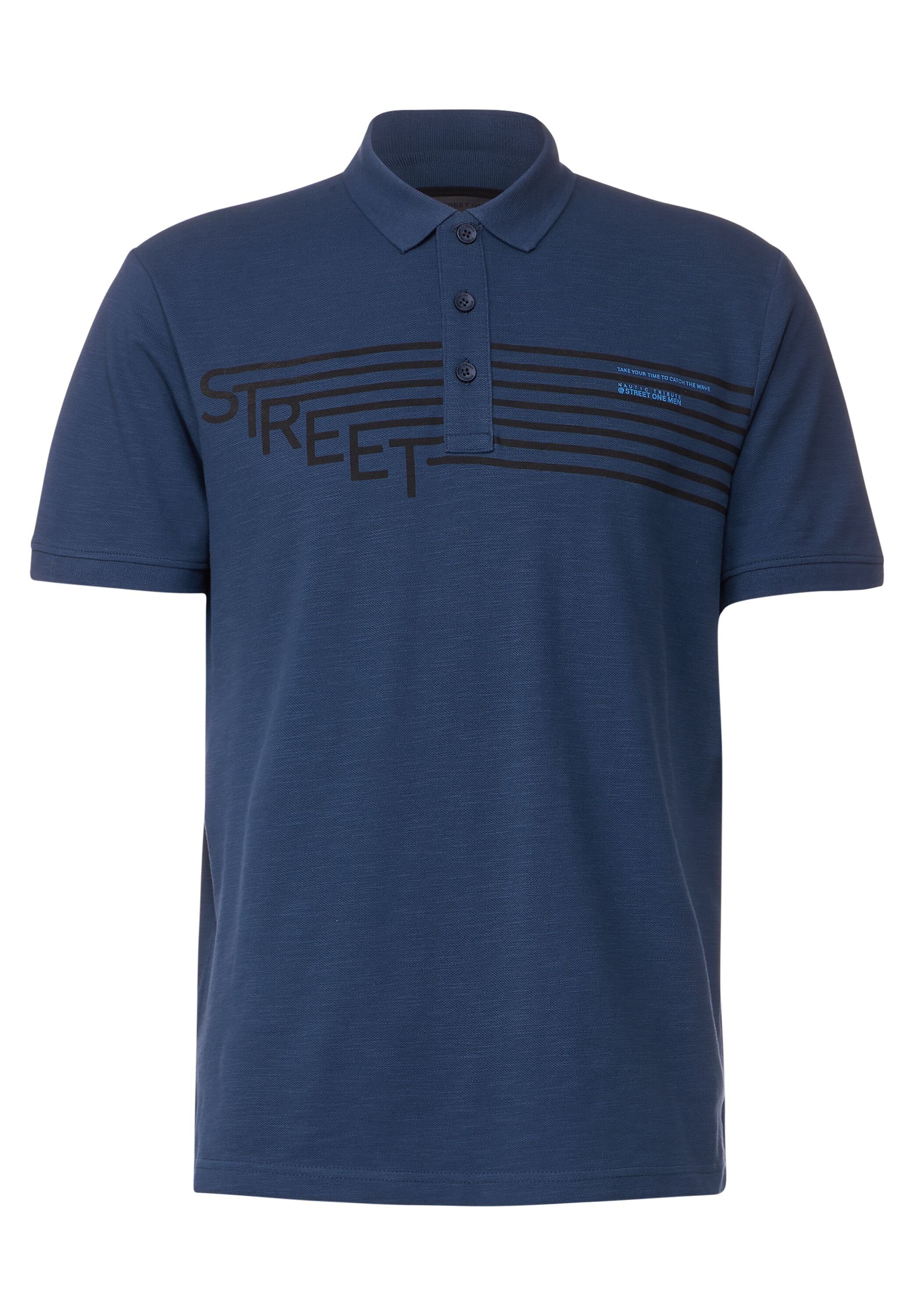 STREET ONE MEN Poloshirt pacific blue