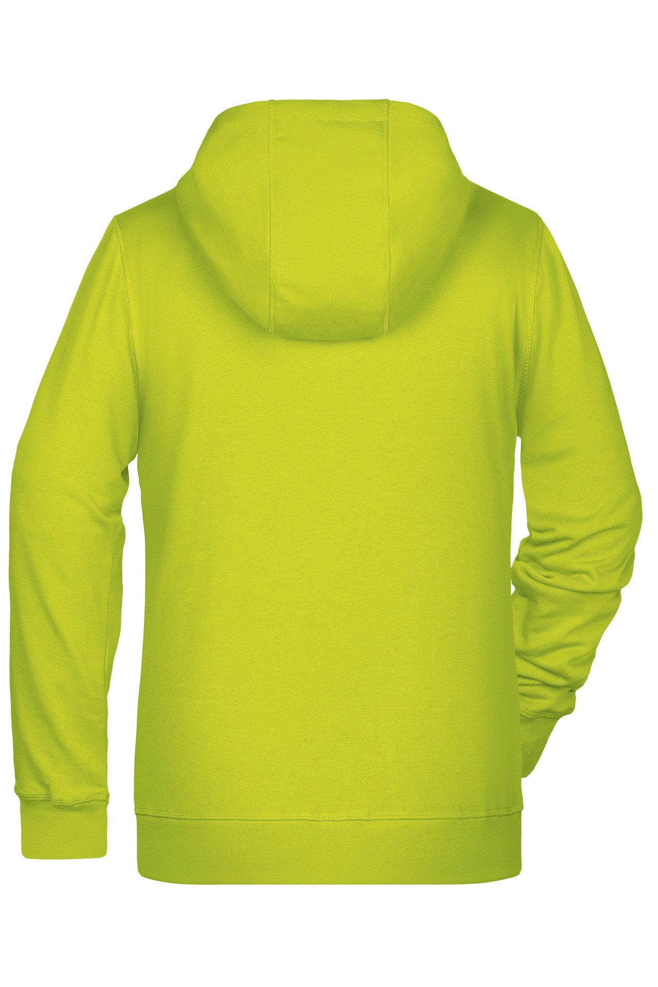 James & Nicholson Kapuzensweatjacke Leicht taillierte Damen Sweatjacke aus French Terry 8025 in Bio-Qualität