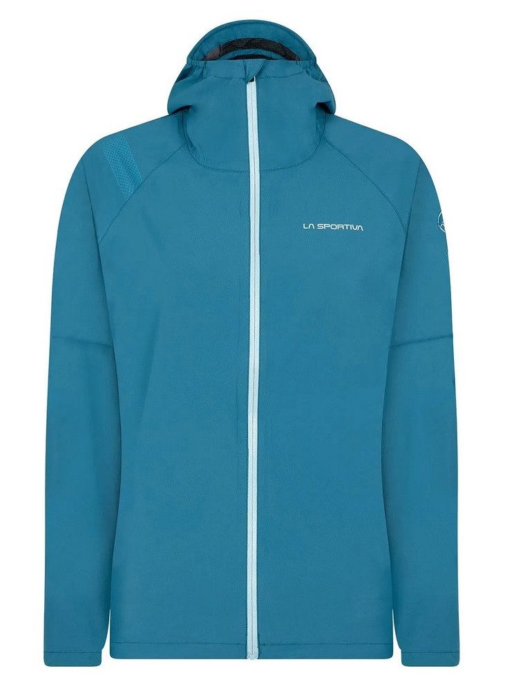 La Sportiva Laufjacke Run (leicht, wasserabweisend, maximale Bewegungsfreiheit) blau Damen