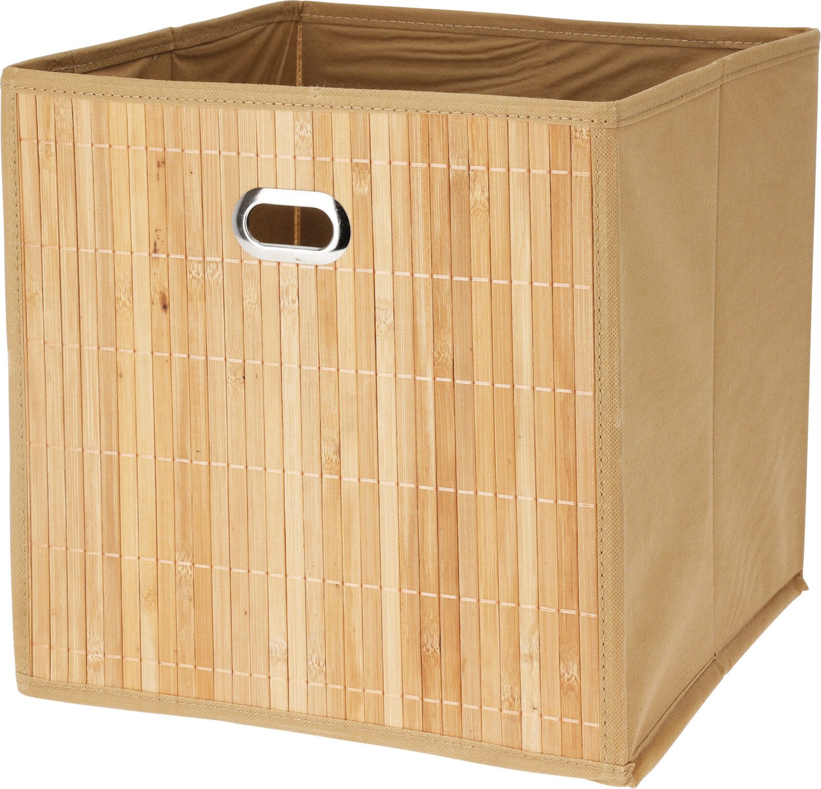 Koopman Aufbewahrungsbox Schrankbox Aufbewahrung 31x31x31cm Bambus faltbar günstig online kaufen