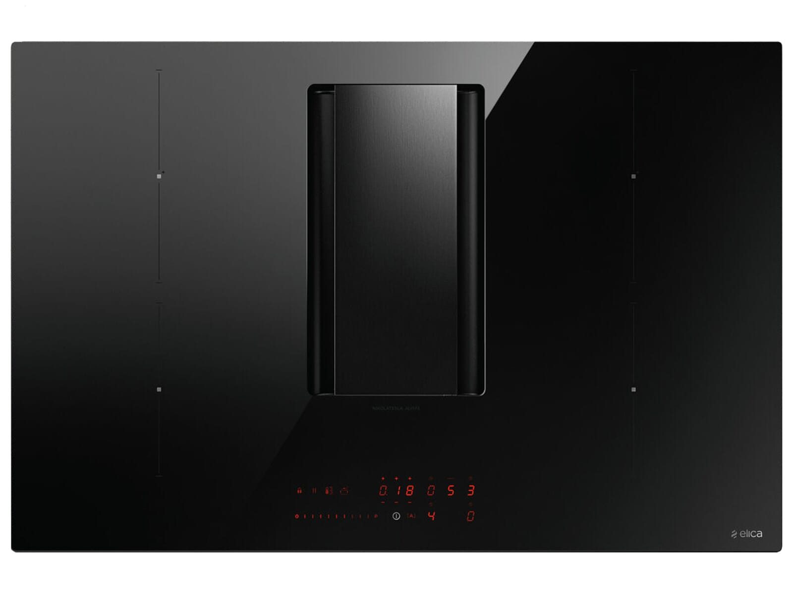 Elica Kochfeld mit Dunstabzug PRF0183127, Timer, TouchControl-Bedienung
