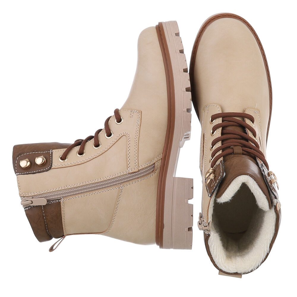 Ital-Design Damen Schnürschuhe Freizeit Stiefelette (87740268) günstig online kaufen