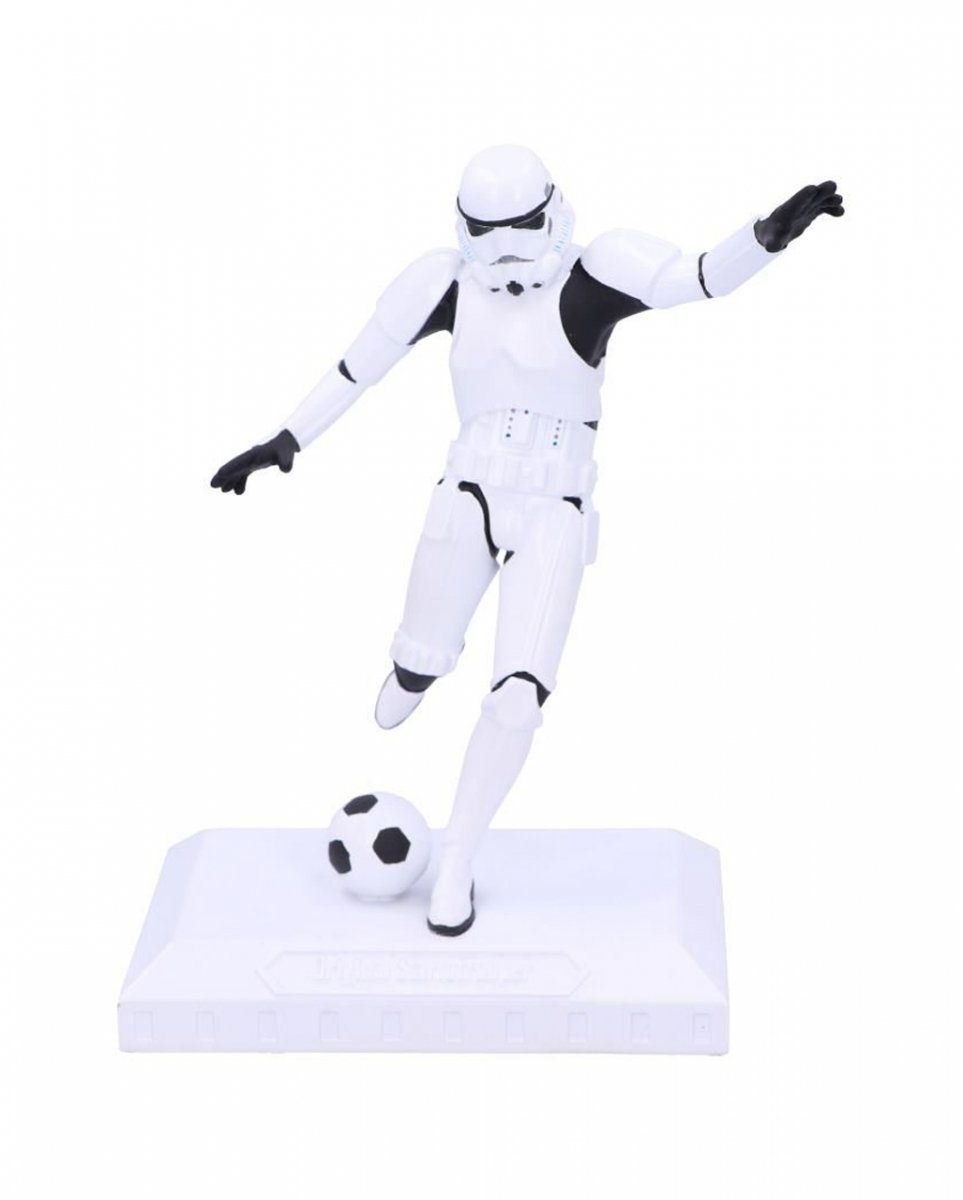 Horror-Shop Dekofigur Fußball Spielender Stormtrooper Figur 17cm