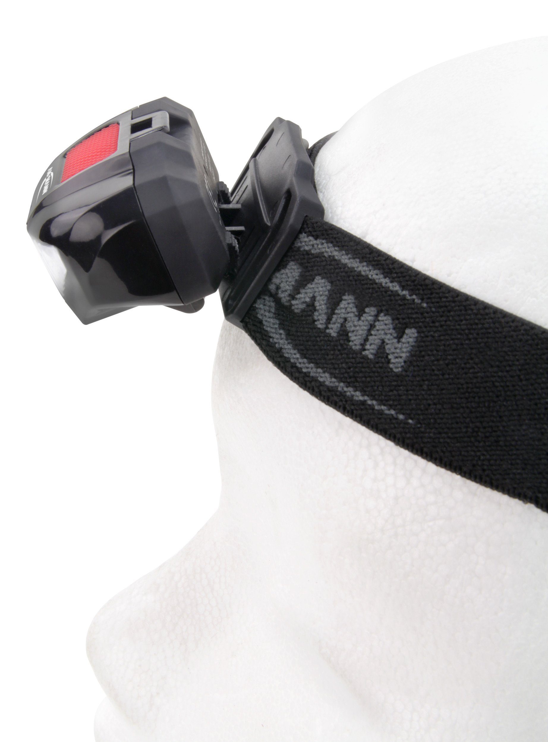 ANSMANN AG LED Stirnlampe LED Stirnlampe - sehr Leicht und Kompakt 3W LED ideal zum Joggen