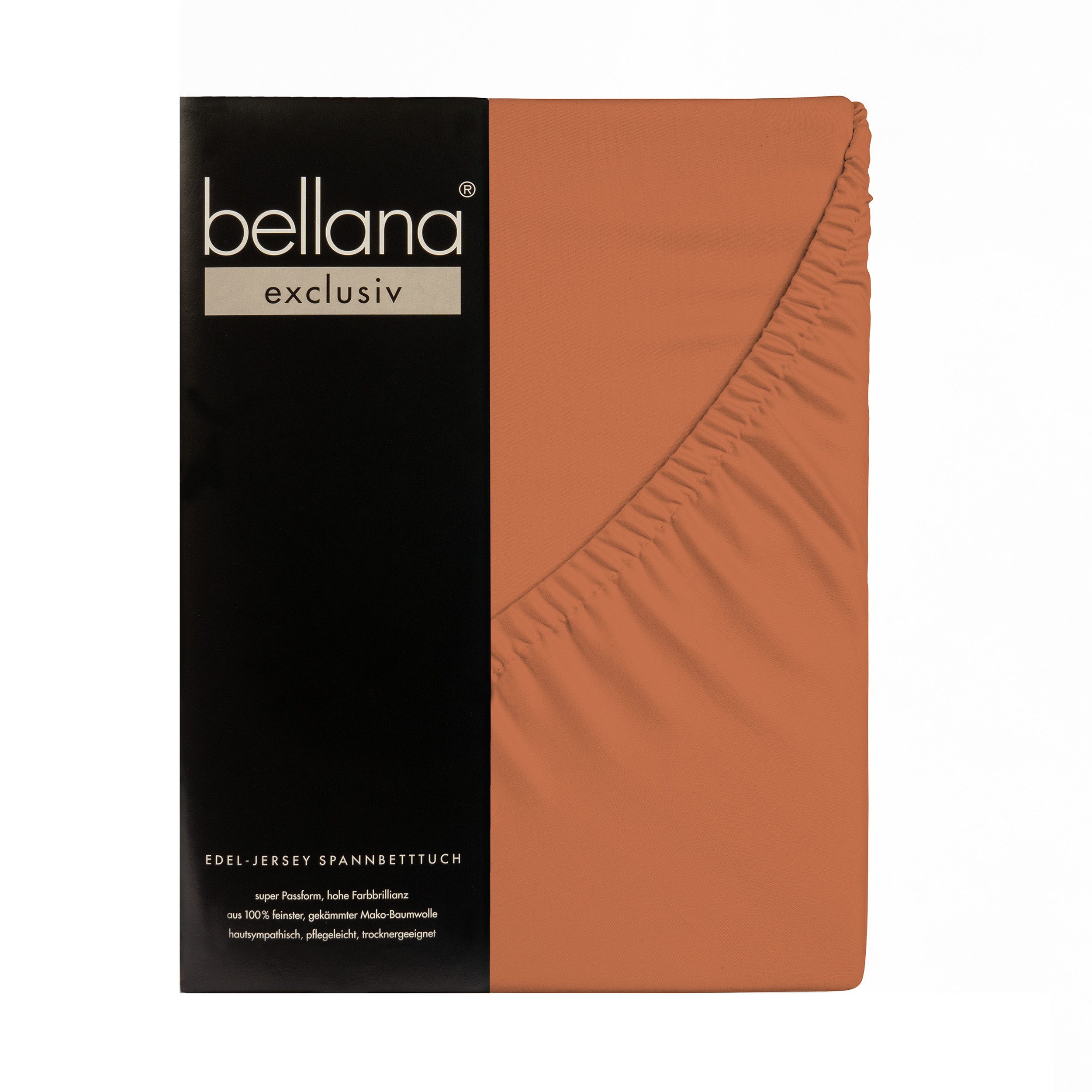bellana Spannbettlaken Bellana exclusiv, Jersey, Gummizug: rundum, (1 Stück), 150g/m², 100% gekämmte Baumwolle