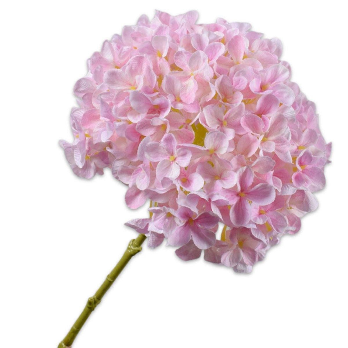 Künstliche Zimmerpflanze Seidenblume Hortensie Hydrangea Hellrosa (63cm), SILK-KA