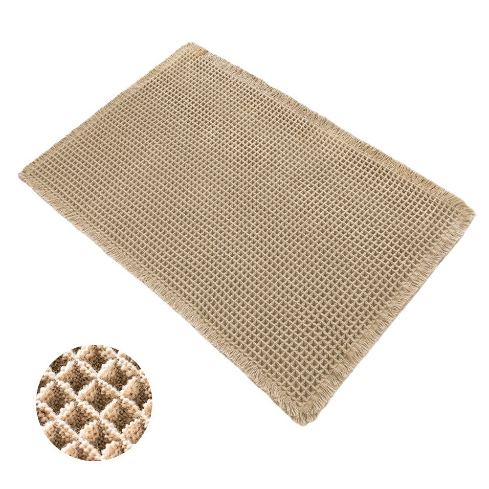 Coonoor Badematte Rutschfeste Waffel-Badmatte, Super Absorbierende günstig online kaufen