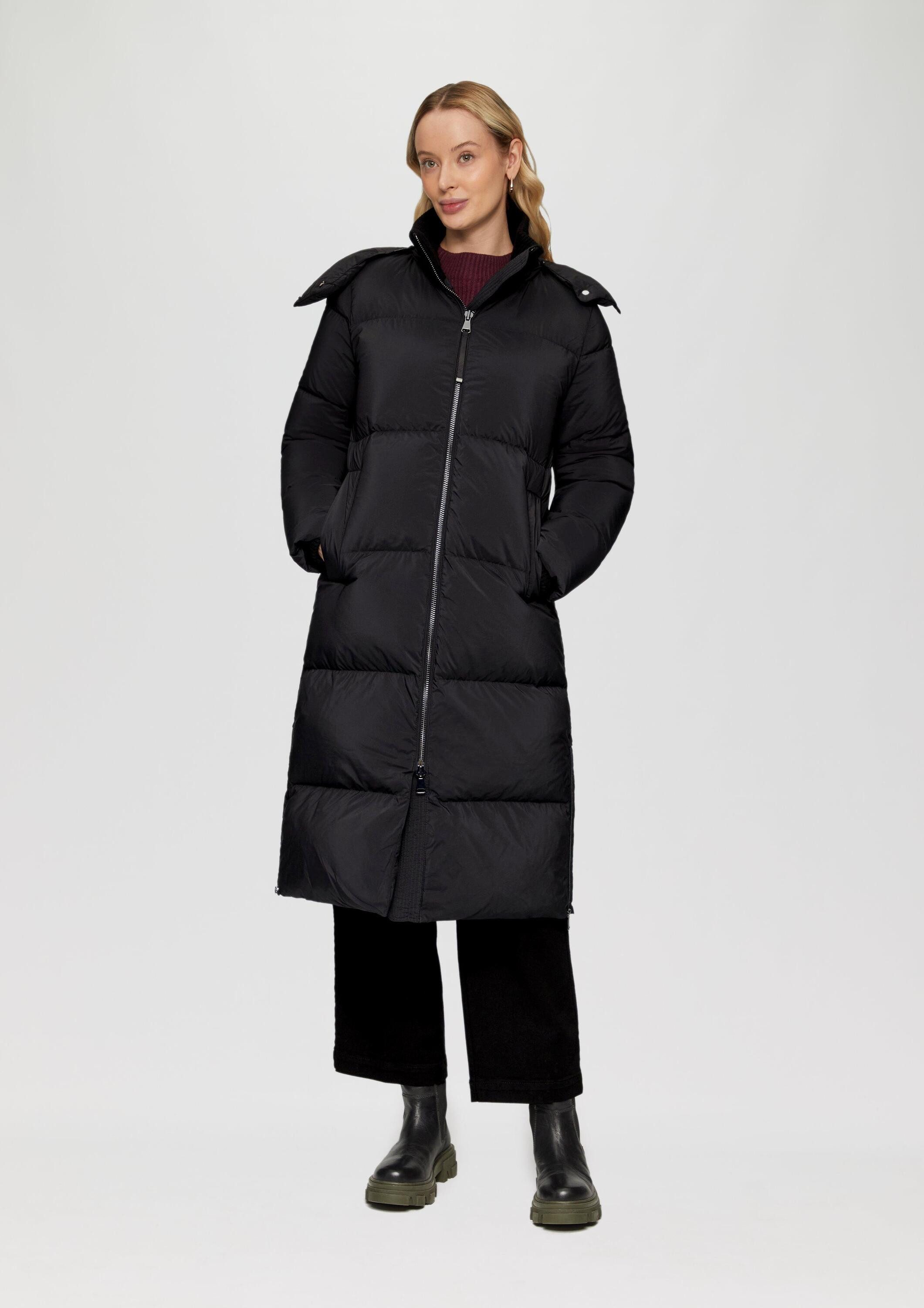 s.Oliver Wintermantel Outdoor-Mantel Wärmender Daunenmantel mit abnehmbarer günstig online kaufen