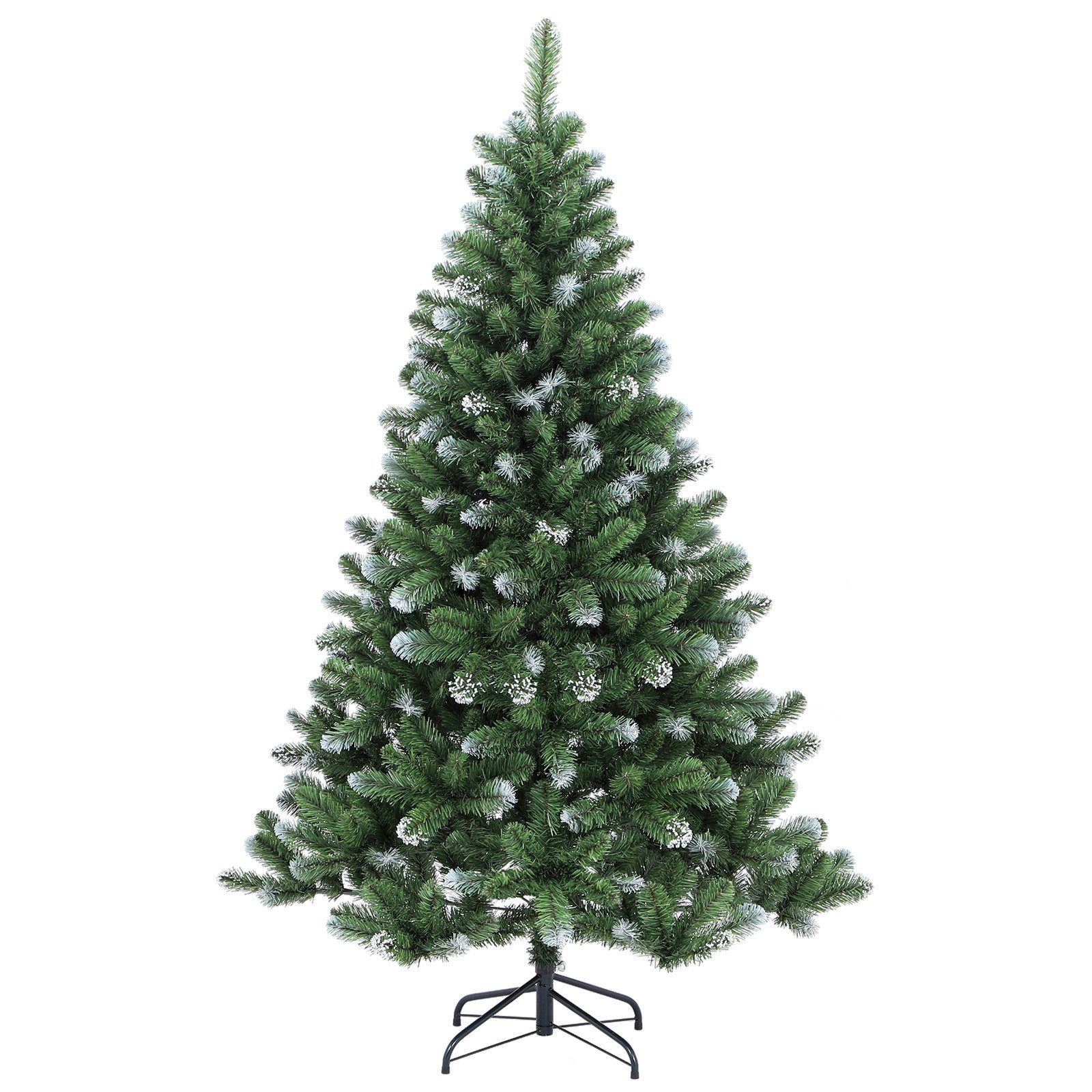 Künstlicher Weihnachtsbaum Künstlicher Tannenbaum mit Schnee 120/150/180/210 cm Christbaum