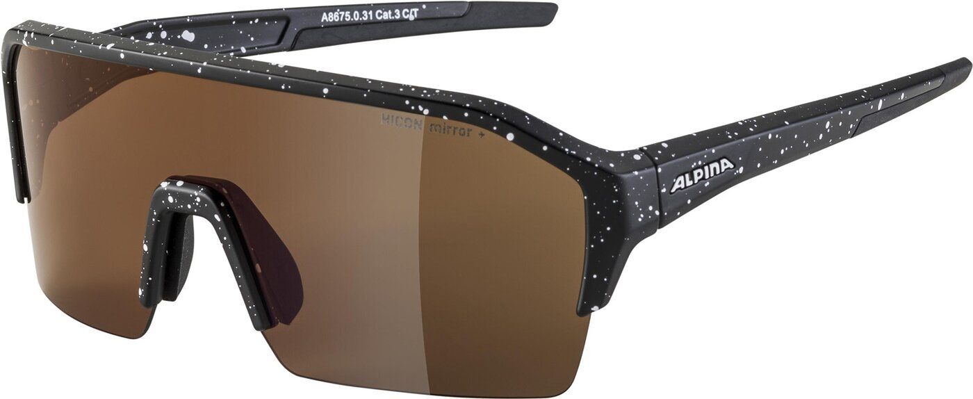 MATT BLACK-BLUR Sonnenbrille Q-LITE Sports HR Alpina RAM