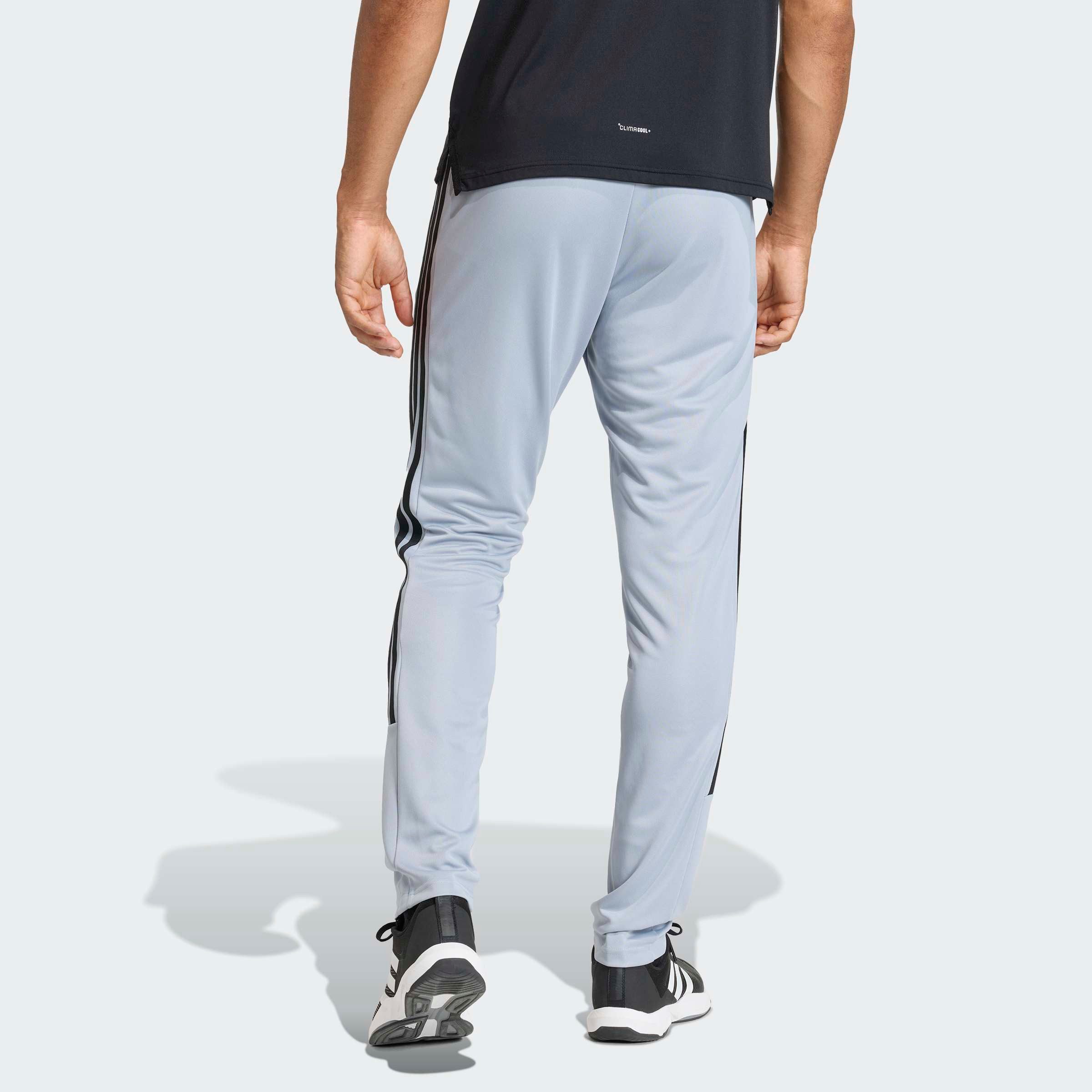 adidas Performance Sporthose WORKOUT ESSENTIALS ALL-SET 3-STREIFEN, GEWIRKTES MATERIAL (2-tlg) Trainingshose, Climacool, reguläre Passform