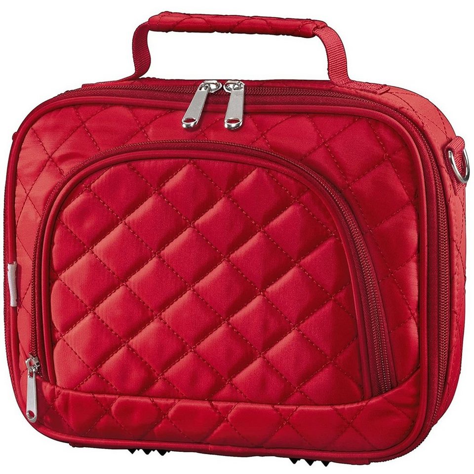 Hama Festplattentasche Universal Festplatten-Tasche Case Bahia Rot, Hülle  mit Schultergurt, für 3,5\