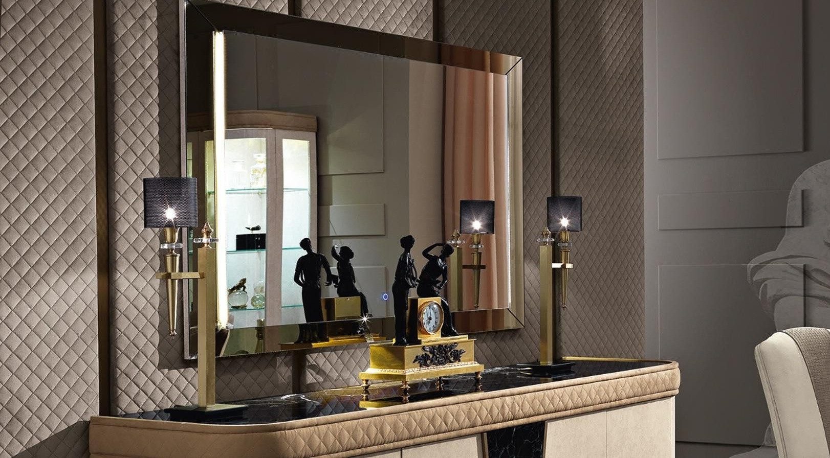 Xlmoebel Spiegel Moderner Wandspiegel mit Garderobe in elegantem Design (1-St), Hergestellt in Italy