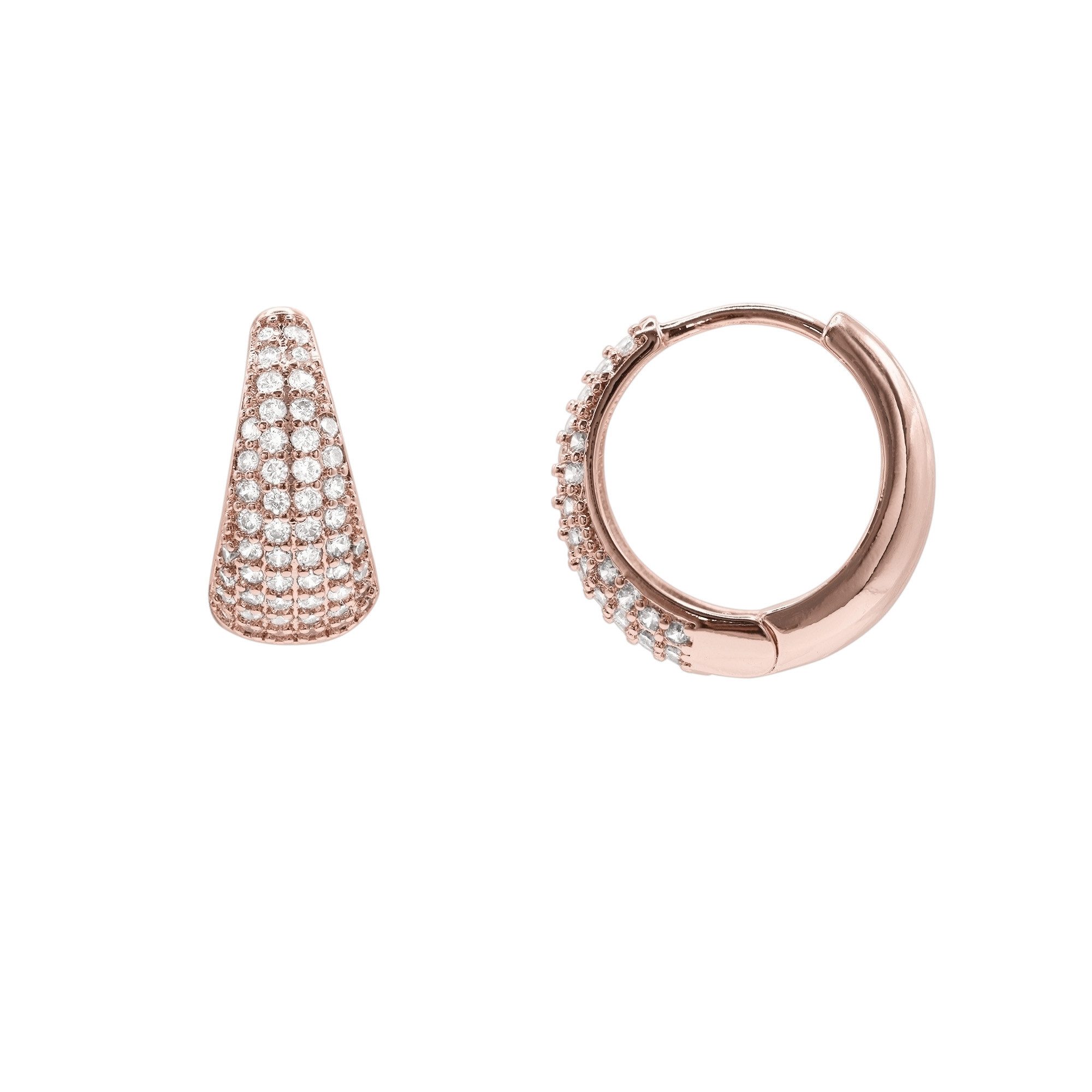 Paar Ohrstecker Eira rose goldfarben