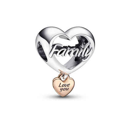 Pandora Bead Pandora Charm Family Heart 782326C00 Silber