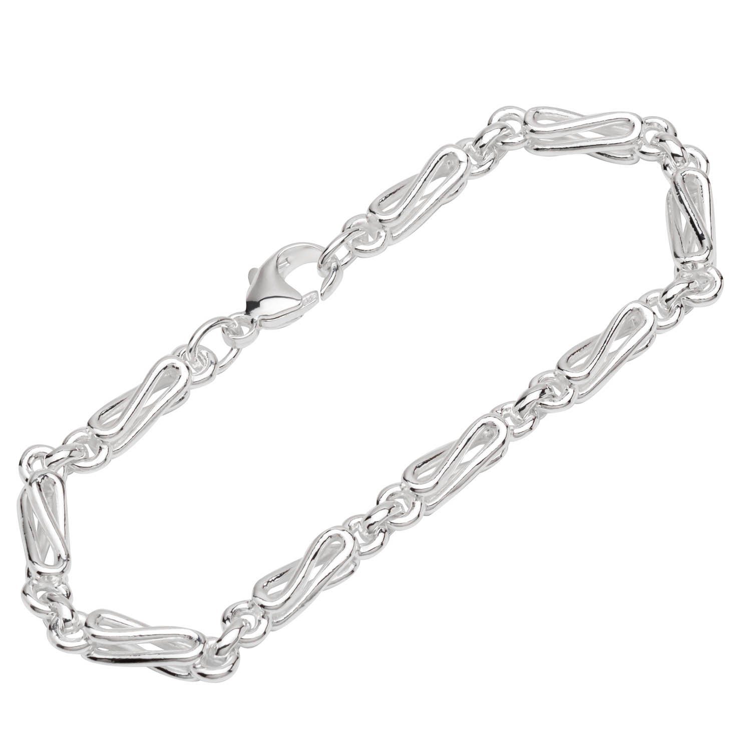 NKlaus Silberarmband Armband Silber Designer 22cm in Germany (1 Da Made Kette 925 Sterling Stück)