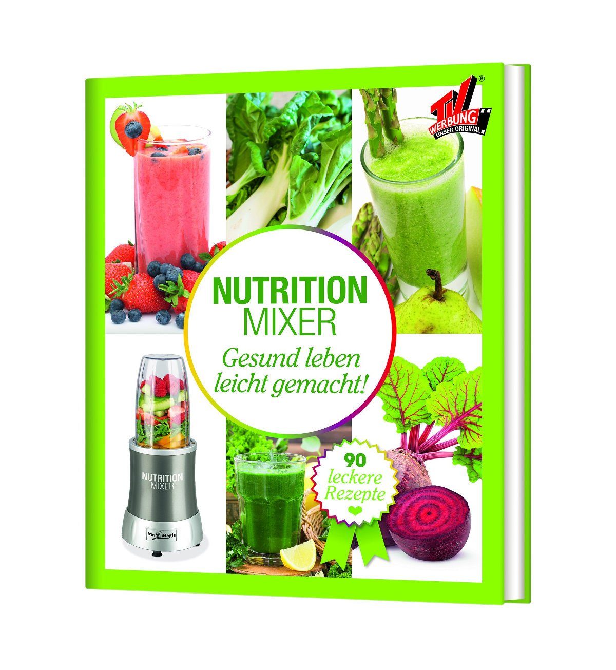 Gemach, Nutrition Gesund Leben Mr. Notizbuch Kochbuch Rezeptbuch Magic Leicht Mixer