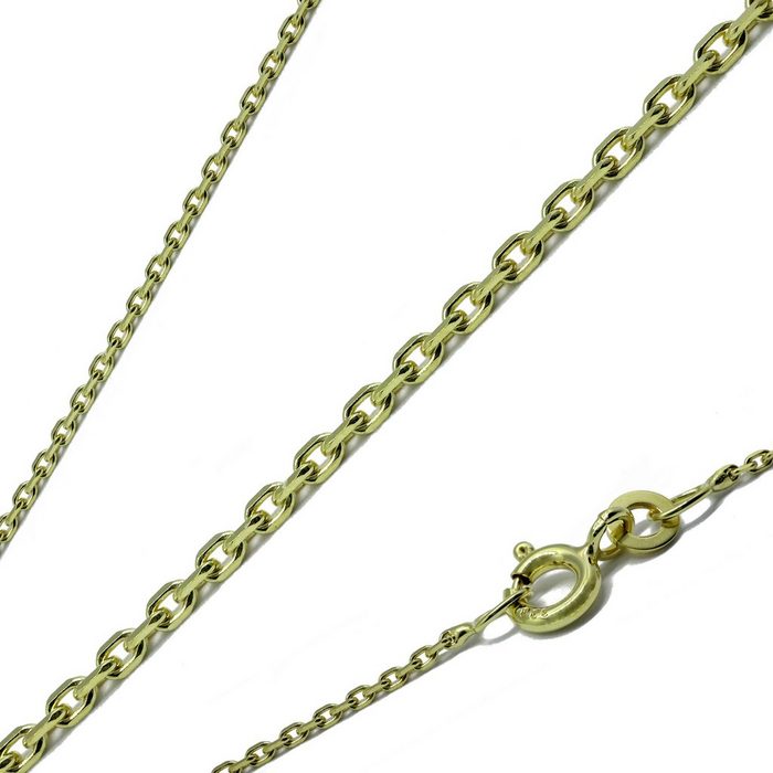 G & J Collier Ankerkette diamantiert 333 8K Gold 1 20mm 36-50cm edle Halskette (inkl. Schmucketui) Made in Germany