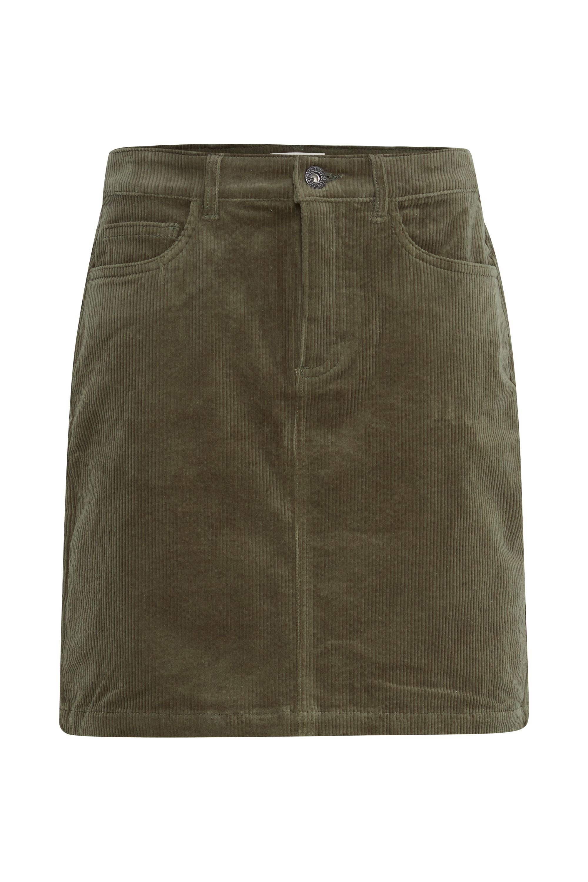 (190511) 50206972 Grape PZSALLY Pulz Leaf Skirt Cordrock Jeans