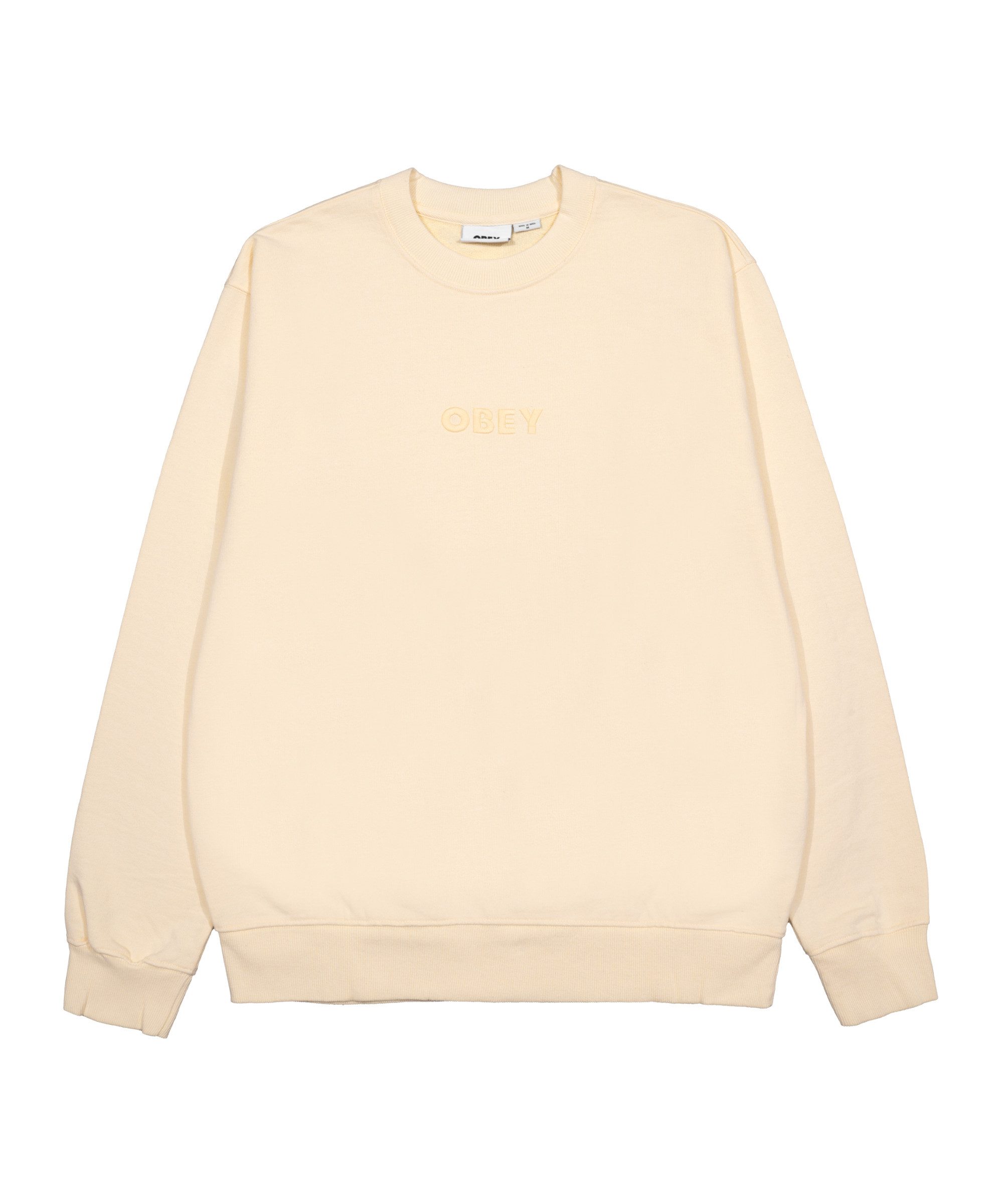 OBEY Sweatshirt Obey Bold Recycled Sweatshirt Langarm-Shirts Baumwolle