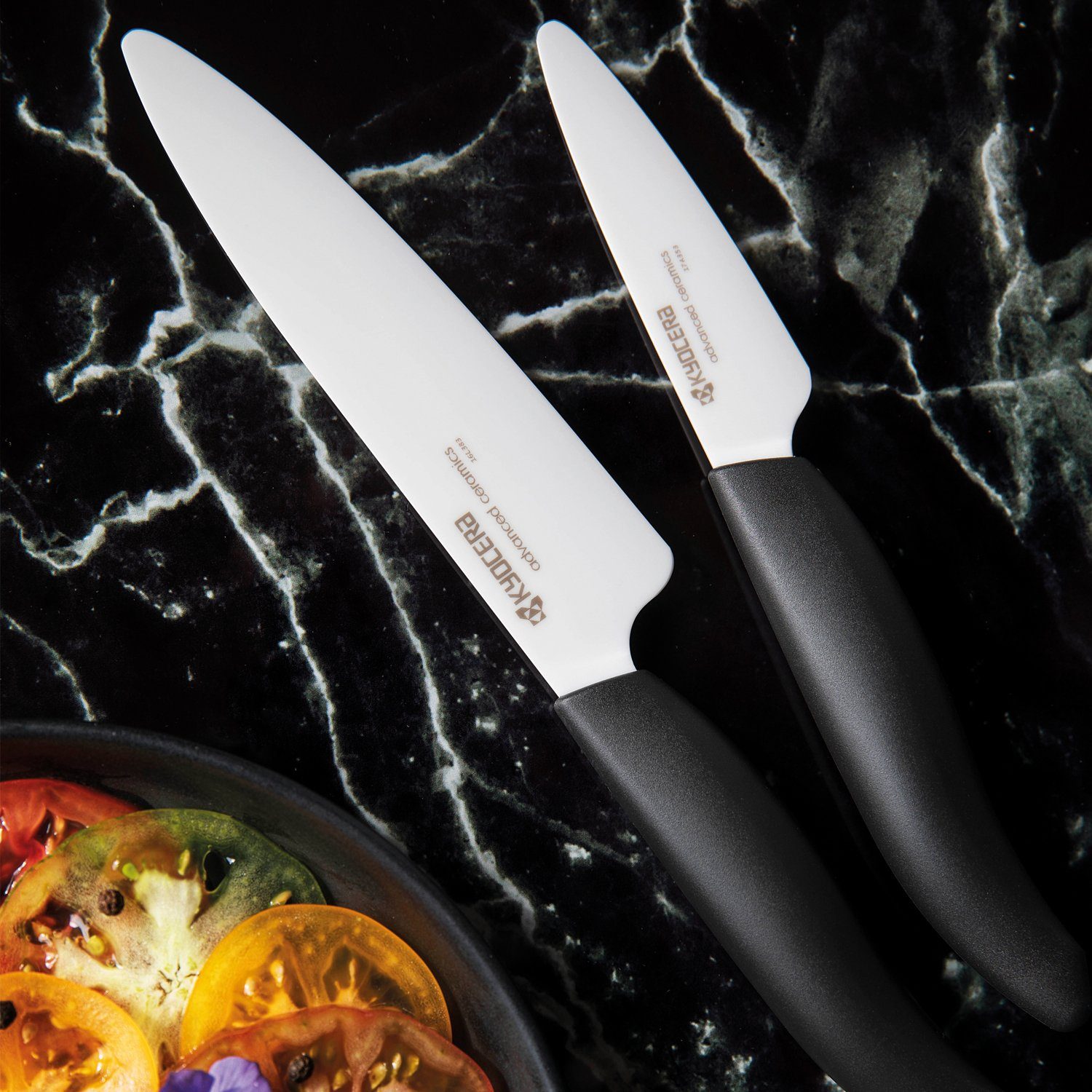 KYOCERA Messer-Set GEN (Set, 3-tlg), extrem scharfe Hochleistungskeramik-Klinge
