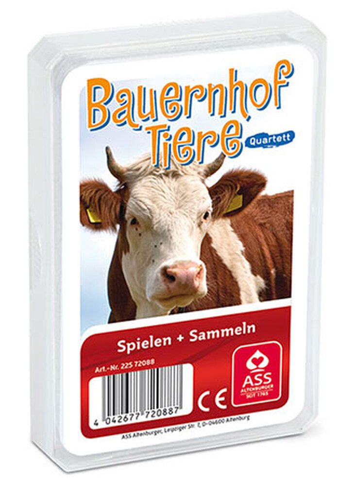 Spiel Tier-Quartett - Bauernhof Tiere