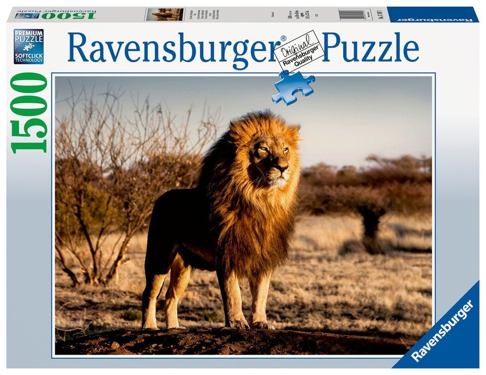 Ravensburger Пазлы 1500 Teile Ravensburger Пазлы Der Löwe Der König der Tiere 17107, 1500 Пазлыteile
