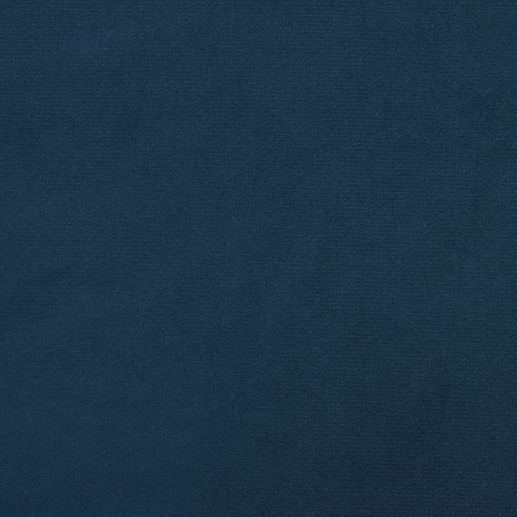 Blau Samt Drehbar Blau (2 Esszimmerstuhl St) Blau Stk. Esszimmerstühle | vidaXL 2