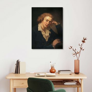 Posterlounge Leinwandbild Anton Graff, Friedrich Schiller, Malerei