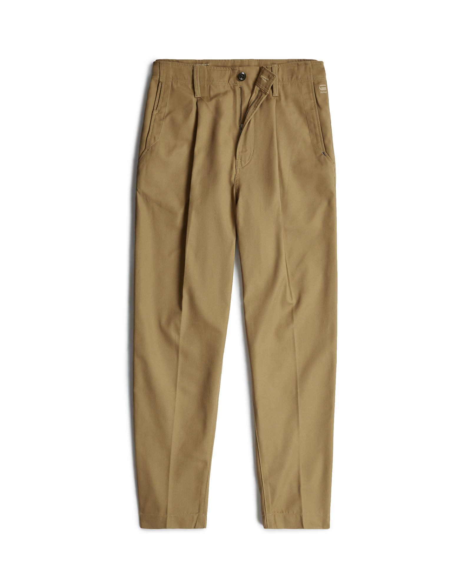 Chinohose Pleated Chino Relaxed Tapered
