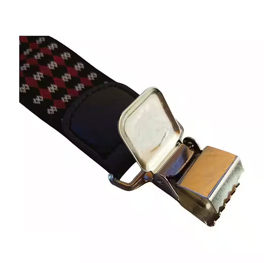 Ware aus aller Welt Hosenträger im Retro-Stil starke Y Hosenträger 40 mm breit mit starke Krallenclips (1-St., klassisch, retro)