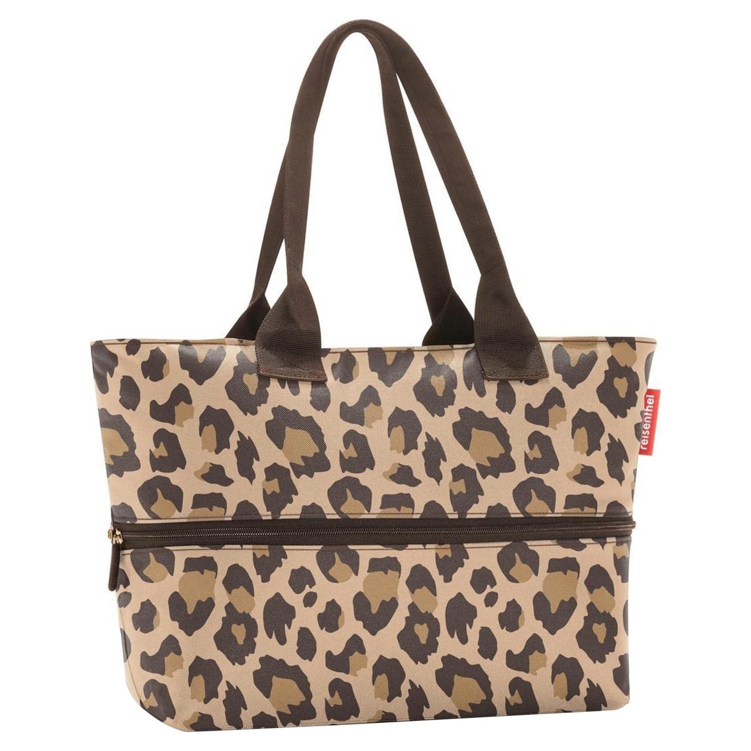 REISENTHEL® Tragetasche SHOPPER E1, 18 Liter, Braun, Beige, Polyester, (1-tlg), mit Reißverschluss, wasserabweisend